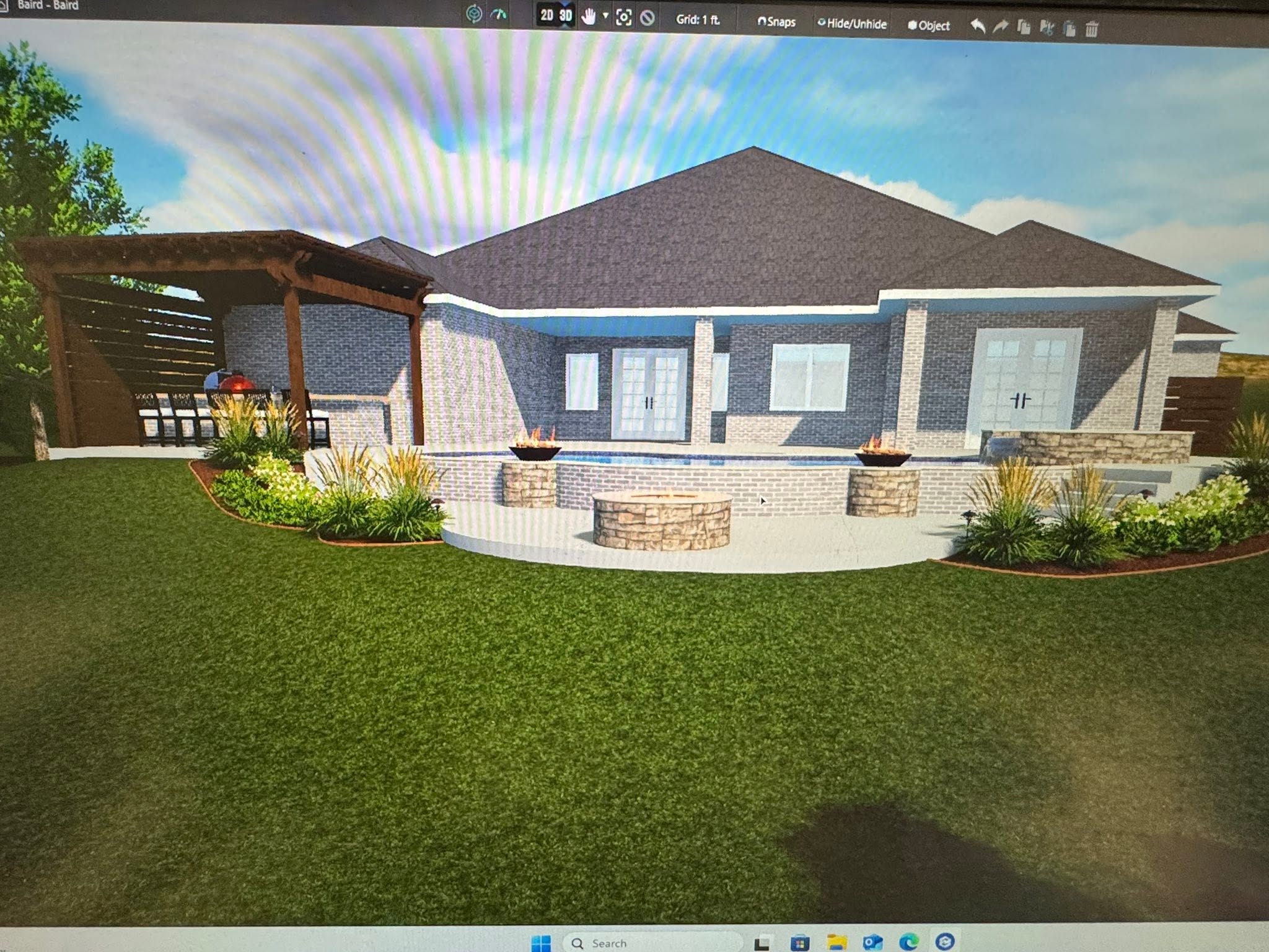 Landscape Design Rendering 4