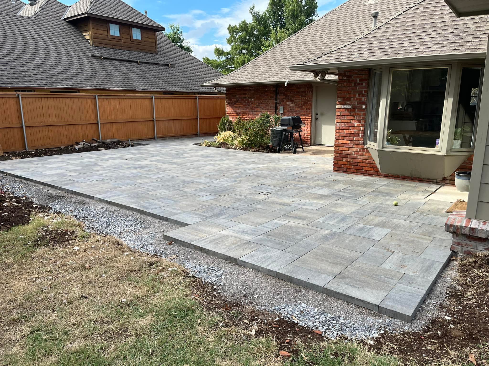 Paver Patio New Installation